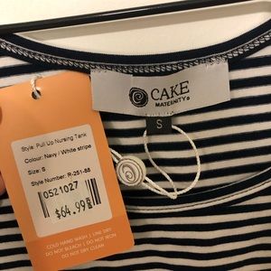 NWT Cake Maternity Nursing Tank sz S